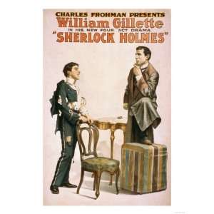  Sherlock Holmes Theatrical Play Poster No.3 Giclee Poster 