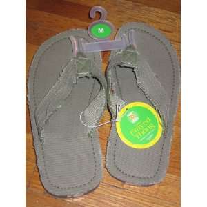  Green Unisex Frayed Thongs/Flip Flops/Sandals Everything 