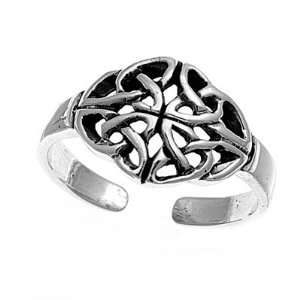  Sterling Silver Celtic Toe Ring Jewelry