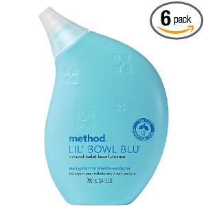 Method Lil Bowl Blu, Toilet Bowl Cleaner, 24 Ounce (Pack of 6)  