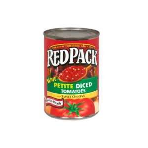  Red Pack Tomatoes, Petite Diced, 14.5 oz, (pack of 2 