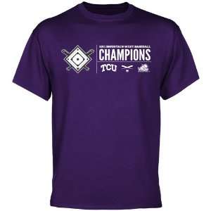   West Baseball Tournament Champions T shirt   Purple