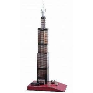  3D  Tower Chicago Puzzle Model Toys & Games