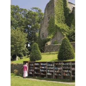  Bookstall in Grounds of Hay on Wye Castle, Powys, Mid 