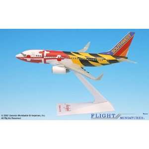   Flight Miniatures Southwest 737 700 Maryland One 