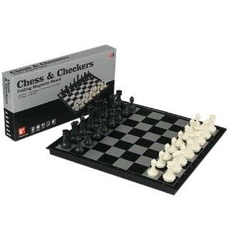 in 1 Travel Magnetic Chess and Checkers Game Set