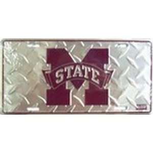 Mississippi State College License Plate Plates Tags Tag auto vehicle 