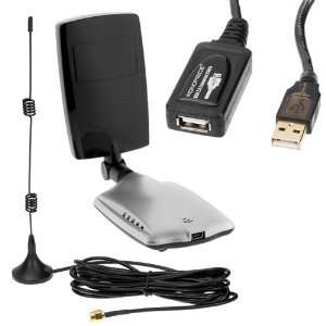 7DBi IEEE 802.11B/G 54Mbps USB Wireless Network LAN Adapter + 32FT USB 