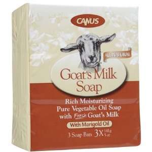  Goats Milk Rich Pure Moisturizing Vegetable Oil Soap, Marigold Oil 