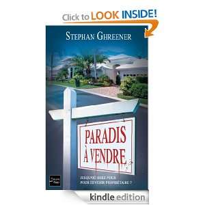 Paradis à vendre (French Edition) Stephan GHREENER  