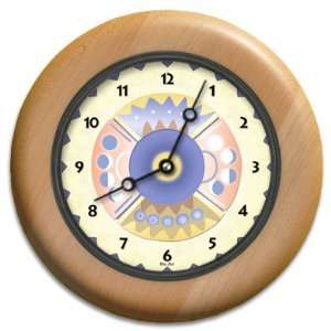    Moon Harvest   Numbers Round Wood Wall Clock 