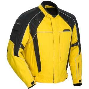   Pivot 3 Waterproof Textile Motorcycle Jacket Yellow 3XL Automotive
