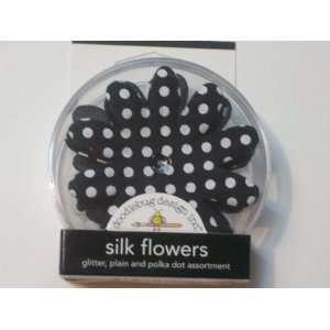  Silk Flowers   Black and White Arts, Crafts & Sewing