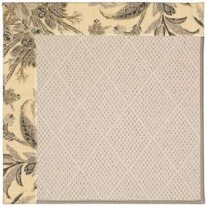  Capel Zoe White Wicker 315 Carbon 10 Square Area Rug 