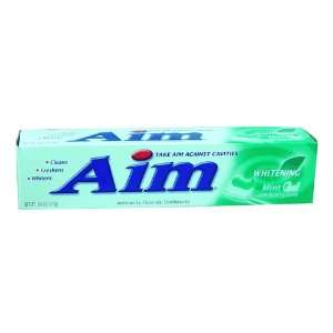  Aim Toothpaste Whitening Mint Gel 6 Oz (Pack of 12 