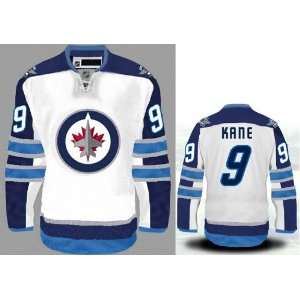  New Winnipeg Jets Jersey #9 Kane White Hockey Jersey Size 